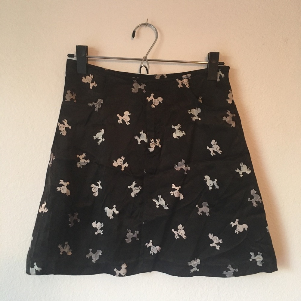 Neiman Marcus Silk Poodle Skirt